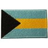 BAHAMAS COUNTRY FLAG SMALL IRON ON PATCH CREST BADGE .. NEW
