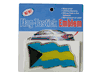 BAHAMAS COUNTRY FLAG WAVY BUMPER DECAL STICKER EMBLEM ...