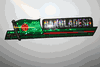 BANGLADESH COUNTRY FLAG LONG METALIC BUMPER STICKER DECAL EMBLEM .. NEW