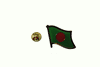 BANGLADESH COUNTRY FLAG METAL LAPEL PIN BADGE .. NEW