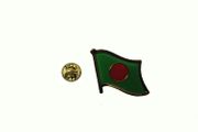 BANGLADESH COUNTRY FLAG METAL LAPEL PIN BADGE .. NEW