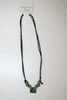 BANGLADESH COUNTRY FLAG METAL NECKLACE CHOKER .. NEW
