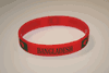 BANGLADESH RED COUNTRY FLAG SILICONE BRACELET WRISTBAND .. NEW