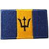 BARBADOS Country Flag Iron - On PATCH CREST BADGE
