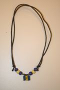 BARBADOS COUNTRY FLAG METAL NECKLACE ... CRICKET SOCCER FOOTBALL ...NEW