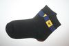 BARBADOS COUNTRY FLAG PAIR OF BLACK WOMENS HIGH QUALITY DRESS SOCKS ... NEW IN PACKAGE
