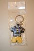 BARBADOS COUNTRY FLAG SOCCER JERSEY BLACK KEYCHAIN ... FOOTBALL ... NEW