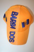 BARBADOS YELLOW COUNTRY FLAG EMBOSSED HAT CAP .. NEW
