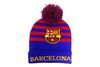 BARCELONA BLUE RED LOGO FIFA SOCCER WORLD CUP TOQUE HAT WITH POM POM