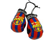 BARCELONA F.C.B. LOGO MINI BOXING GLOVES ..HIGH QUALITY .. NEW