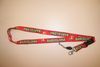 BARCELONA FC FOOTBALL CLUB RED LANYARD KEYCHAIN PASSHOLDER ... EUROPEAN SOCCER .. NEW 