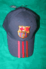 BARCELONA FCB FOOTBALL SOCCER CLUB BLUE HAT CAP .. NEW
