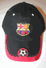 BARCELONA FOOTBALL CLUB BLACK SOCCER HAT CAP .. NEW