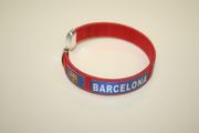 BARCELONA RED FOOTBALL SOCCER CLUB FLEXIBLE BRACELET WRISTBAND .. NEW