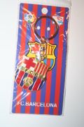 BARCELONA SOCCER FOOTBALL CLUB LOGO METAL KEYCHAIN . NEW