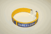 BARCELONA YELLOW FOOTBALL SOCCER CLUB FLEXIBLE BRACELET WRISTBAND .. NEW