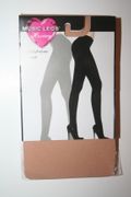 BEIGE LADIES OPAQUE TIGHTS WITH FEET BY MUSIC LEGS... 100-175 LBS
