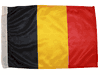 BELGIUM 12" X 18" INCHES COUNTRY HIGH QUALITY FLAG WITH SLEAVE WITHOUT STICK .. FIFA SOCCER WORLD CUP .. NEW