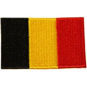 BELGIUM Country Flag Iron - On PATCH CREST BADGE