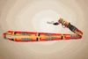 BELGIUM STRIPPED COUNTRY FLAG LANYARD KEYCHAIN PASSHOLDER ... NEW