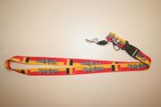 BELGIUM STRIPPED COUNTRY FLAG LANYARD KEYCHAIN PASSHOLDER ... NEW