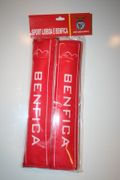 BENFICA PORTUGAL FOOTBALL CLUB AUTOMOBILE SEAT BELT COVER PROTECTORS .. SOCCER ... NEW