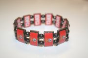 BENFICA PORTUGAL SOCCER FOOTBALL CLUB FLEXIBLE METAL REVERSIBLE BRACELET .. NEW
