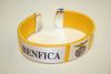 BENFICA YELLOW SUPER THICK FLEXIBLE BRACELET WRISTBAND .. PORTUGAL FOOTBALL SOCCER CLUB .. NEW