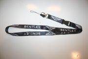 BENTLEY BLACK HIGH QUALITY CAR LANYARD KEYCHAIN PASSHOLDER .. NEW