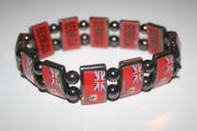 BERMUDA COUNTRY FLAG FLEXIBLE METAL REVERSIBLE BRACELET ... NEW
