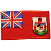 BERMUDA COUNTRY FLAG SMALL IRON ON PATCH CREST BADGE .. NEW