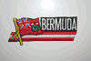 BERMUDA COUNTRY FLAG WORD IRON-ON PATCH CREST BADGE .. NEW