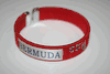 BERMUDA RED COUNTRY FLAG FLEXIBLE BRACELET WRISTBAND .. NEW