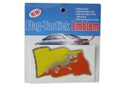 BHUTAN COUNTRY FLAG WAVY BUMPER DECAL STICKER EMBLEM ...