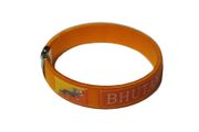 BHUTAN YELLOW COUNTRY FLAG C' BRACELET WRISTBAND