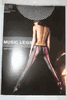 BLACK FISHNET PANTYHOSE WITH PINK LACE UP BACK WITH BOW .. 100-175 LBS
