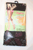 BLACK FOOTLESS CAPRI TIGHTS WITH PINK POLKA DOT BOWS BY ANGELINA 100 - 175 ... NEW IN PACKAGE