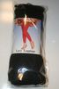 BLACK LACY SUPER THICK TIGHTS FOOTLESS WINTER LEGGINGS BY QUEENS TEX ... 90-175 LBS