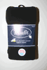 BLACK LADIES COTTON TIGHTS WITH FEET BY TRIMFIT ..  SIZES PETIT, AVERAGE, TALL .. NEW