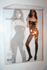 BLACK OPAQUE  BODYSTOCKING WITH CONVENIENCE CROTCH PLUS SIZE ... 150-250 LBS .. QUEEN ..  NEW IN PACKAGE