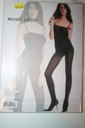 BLACK OPAQUE BODYSTOCKING WITH STRAPS  AND CONVENIENCE CROTCH... 100-175 LBS ... NEW IN PACKAGE