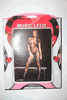 BLACK SEAMLESS LACE HALTER NECK BODYSTOCKING BY MUSIC LEGS...900- 170 LBS.. NEW IN PACKAGE