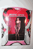  BLACK STRETCH LACE CROTCHLESS BODYSTOCKING WITH LACE TRIM ...100 - 175 LBS ...  NEW IN PACKAGE