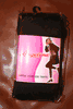 BLACK WINTER FOOTLESS THICK TIGHTS BY ANGELINA 90 - 160 LBS...NEW