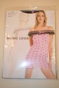 BLACK WITH PINK POLKA DOTS OFF SHOULDER DRESS WITH RUFFLES LACE TOP...100-175 LBS .. NEW IN PACKAGE