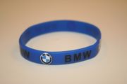 BMW BLUE LOGO SILICONE CAR AUTOMOBILE  BRACELET WRISTBAND ... ADULT AND KIDS SIZES AVAILABLE  ... NEW