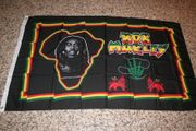 BOB MARLEY JAMAICA BLACK 3' X 5' FLAG ... REGGAE GUITAR LEGEND ...NEW