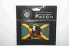 BOB MARLEY SMALL FREEDOM JAMAICA COUNTRY FLAG IRON-ON PATCH CREST BADGE ... REGGAE GUITAR LEGEND ... NEW