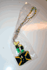 BOB MARLEY X-LARGE METAL JAMAICA COUNTRY FLAG NECKLACE ... NEW