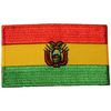 BOLIVIA COUNTRY FLAG SMALL IRON ON PATCH CREST BADGE .. NEW